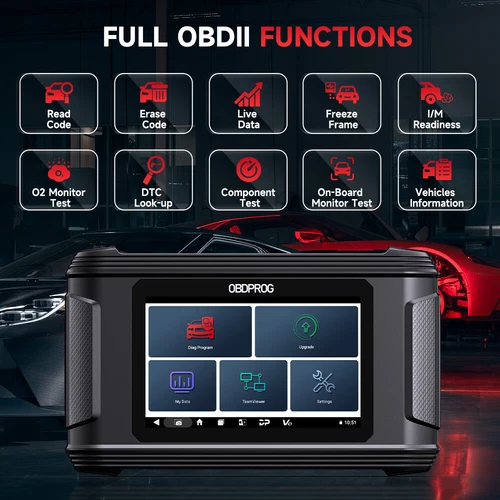 OBDPROG M500 Car Cluster Calibration Tools OBD2 Scanner Oil Reset Mileage Adjust - Picture 8 of 21