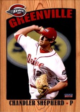 2015 Greenville Drive Choice #25 Chandler Shepherd Louisa Kentucky KY Card