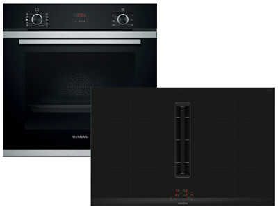Siemens EQ218IG1EZ Set Backofen HR214ABS0 + EH875BE15E Kochfeldabzug Induktion