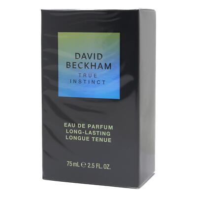 David Beckham True Instinct Eau de Parfum for Men Spray 2.5 oz / 75ml - NEW