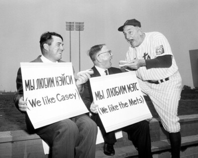 New York Mets Casey Stengel With Foreign Fans 1964 Photo