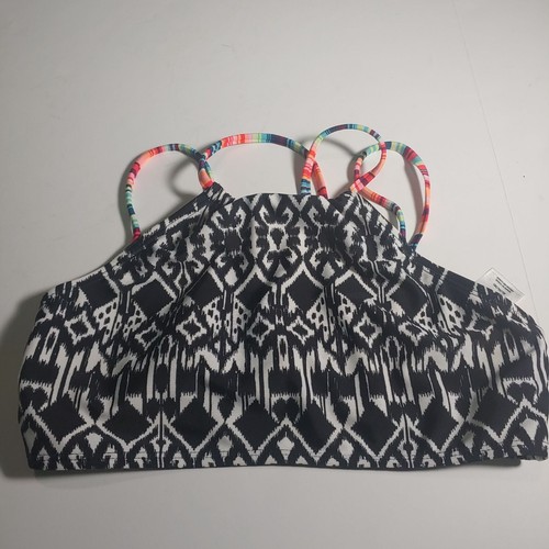 Girl's swim tops Lot of 4 geometric patterns stripes L-XXL - Picture 5 of 14
