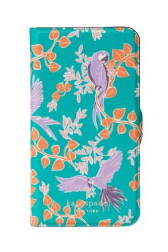 Coque de protection folio aimantée fête oiseau Kate Spade iPhone 11 PRO