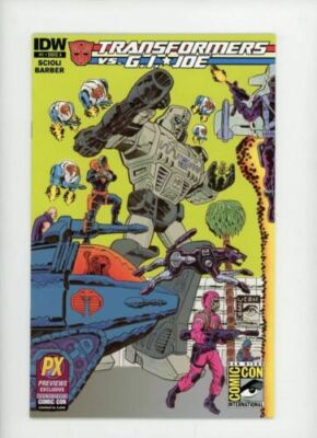 TRANSFORMERS VS. G.I. JOE #1 | IDW | July 2014 | Vol 1 | Diamond Preview Variant