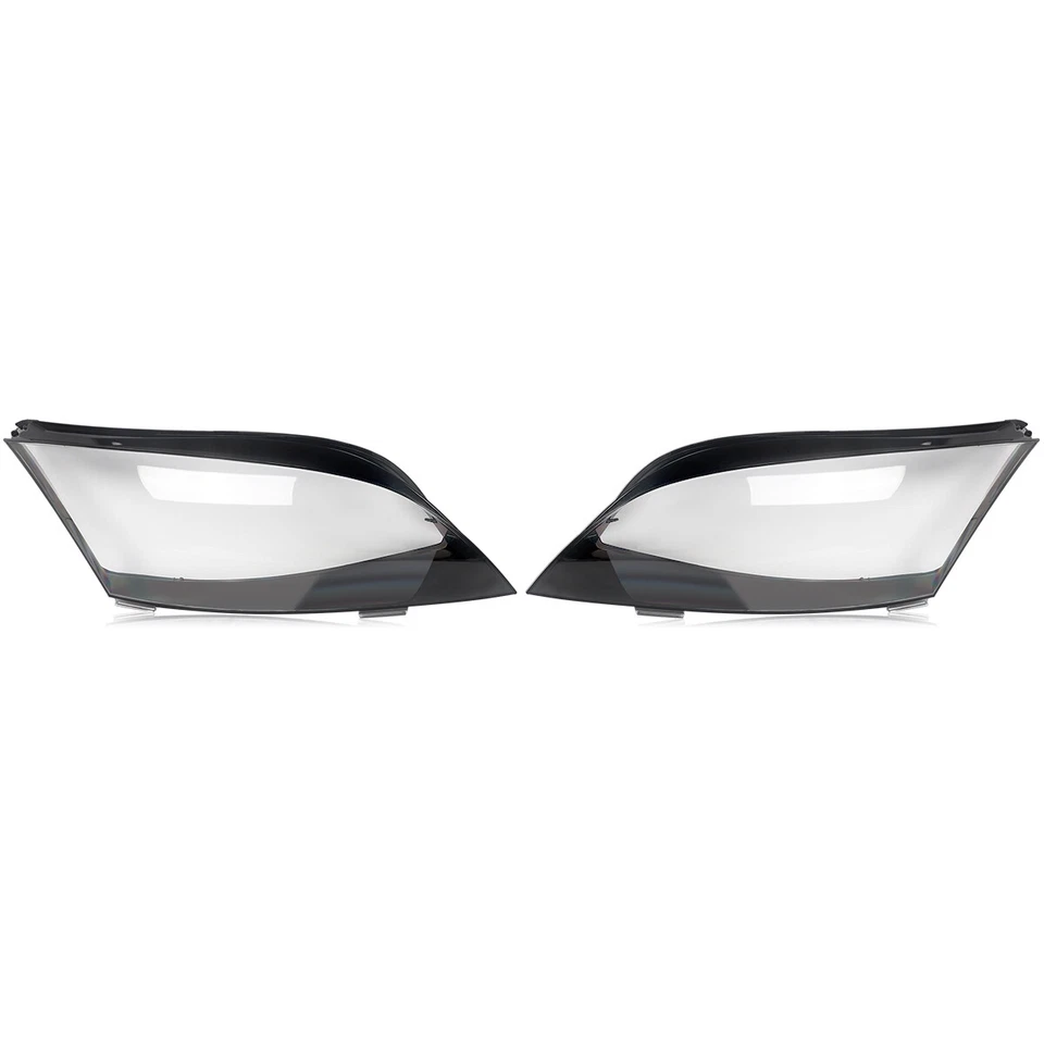 Pair Headlight Clear Lens Cover Shell Housing For Audi TT Roadster 2008-2014 - Image 2 of 4