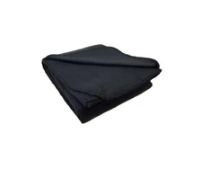 Polar Fleece Blanket Black 50x60 - Detachable Carry Handle- Warm