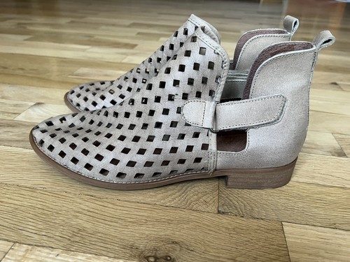 Nuevo Botines COOLWAY Mujer Cuero Moca Corte Láser 10/41 Hecho en España - Imagen 2 de 8