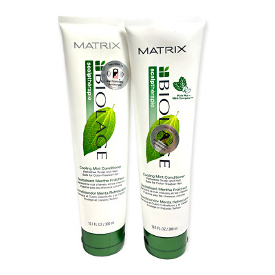 Matrix Biolage Scalp Therapy Cooling Mint Conditioner 10.1oz./300ml LOT OF 2