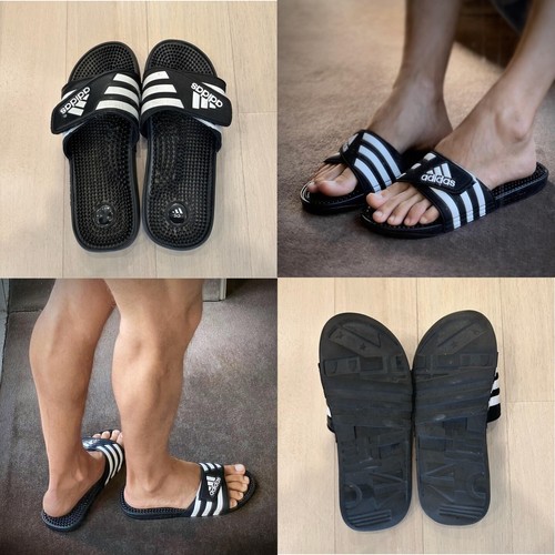 Gebraucht Adidas Adissage Slides Sandles Flip Flops Größe 11 in Top Zustand