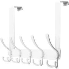 Over The Door Hook - for Doors up to 1-3/4'' Thickness Metal Door Hanger with...