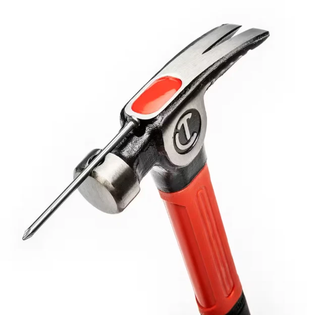 24 PIEZAS de Media Luna 16-oz Cara Pulida Cabeza de Acero Fibra de Vidrio Desgarrador Garra Martillo Foto 4 de 4