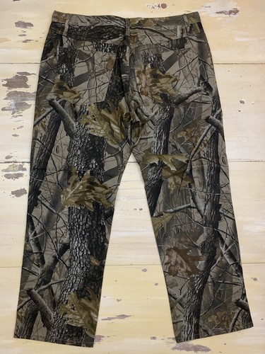 OUTFITTERS RIDGE - NEW Realtree Hardwoods Camo Hunting Jeans Pants, Mens 38 x 30 - Picture 10 of 14