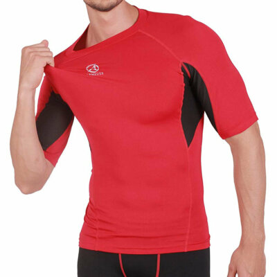 ARMEDES Mens Short Sleeve T-Shirt Cool Dry Compression