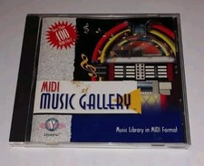 Midi Music Gallery Music Library In MIDI Format CD