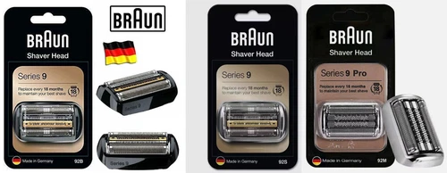 Braun 92S 92B 92M Rasoio Elettrico Series 9 Compatibile Ricambio NRJT7RHN6W - Foto 1 di 15