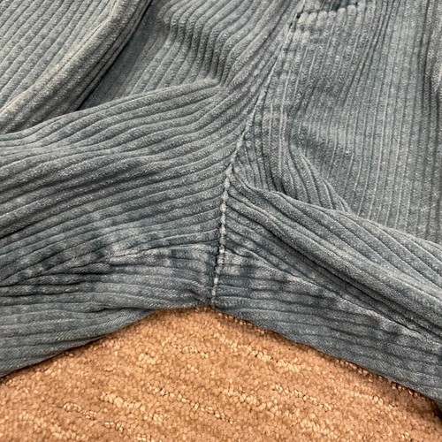 Pantalones vintage Eddie Bauer para mujer 6 azul pana cintura alta años 90 plisados Gorpcore - Imagen 16 de 20