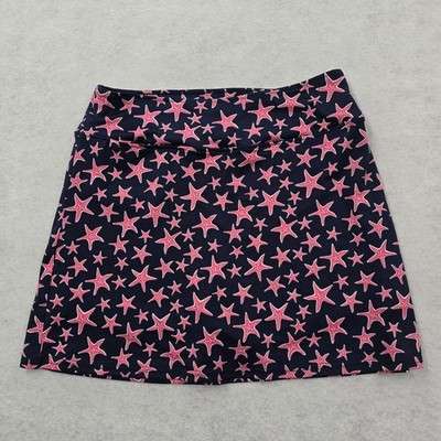 Golftini Shooting Stars Short Skort Sz Medium Golf Pickleball Tennis Athleisure 
