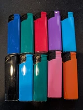 10 x Electronic Disposable Lighters