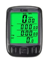 Waterproof Digital LCD Cycle Computer Bicycle Bike Odometer Speedometer Cycling