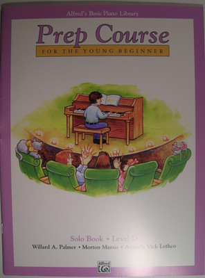 New Alfred's Basic Prep Course Young Beginner Piano Music Solo Book Level D 3138