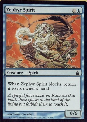 Ravnica: City of Guilds #76 Zephyr Spirit