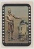 1977 Star Wars Stickers C-3PO R2-D2 Droids on the Sand Plane