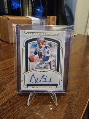2022 Panini National Treasures - Signatures Drew Bledsoe #SIG-28 /49 (AU)