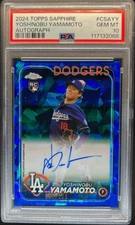 MLB CROWN HOT PACK - YOSHINOBU YAMAMOTO ROOKIE AUTO PSA 10 CHASE! WS MVP - READ