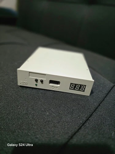 GoTEK SFR1M44-U100 3.5 Inch 1.44MB USB SSD Floppy Drive Emulator Grey, NEW