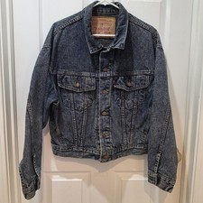 Vtg LEVI STRAUSS  Co LEVI'S Trucker Type III 3 Denim Jacket Adult S 70598-4865
