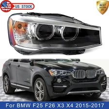 For 2015-2017 BMW X3/X4 HID/Xenon w/o AFS LED DRL Projector Headlight Right Side
