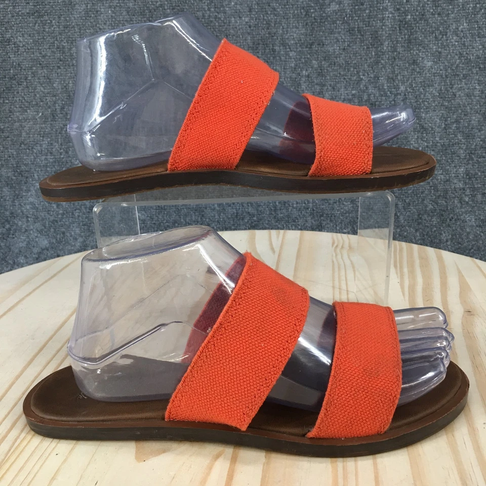 Sandalias Sanuk para mujer 8 Yoga Gora Gora informales sin cordones deslizables planos 1011618 naranja Foto 2 de 4