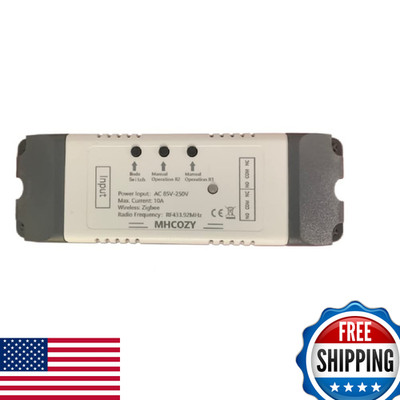 Mhcozy 2 Channel 5V 85-250V Zigbee Smart Relay Switchadjustable Selflock And
