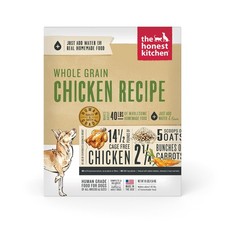The Honest Kitchen Human Grade Dehydrated Whole Grain Dog Food Chicken 10 lb