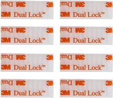 8 Pieces 4 Sets EZ Pass Mounting Strips with Adhesive for EZ Pass/Ipass Illino