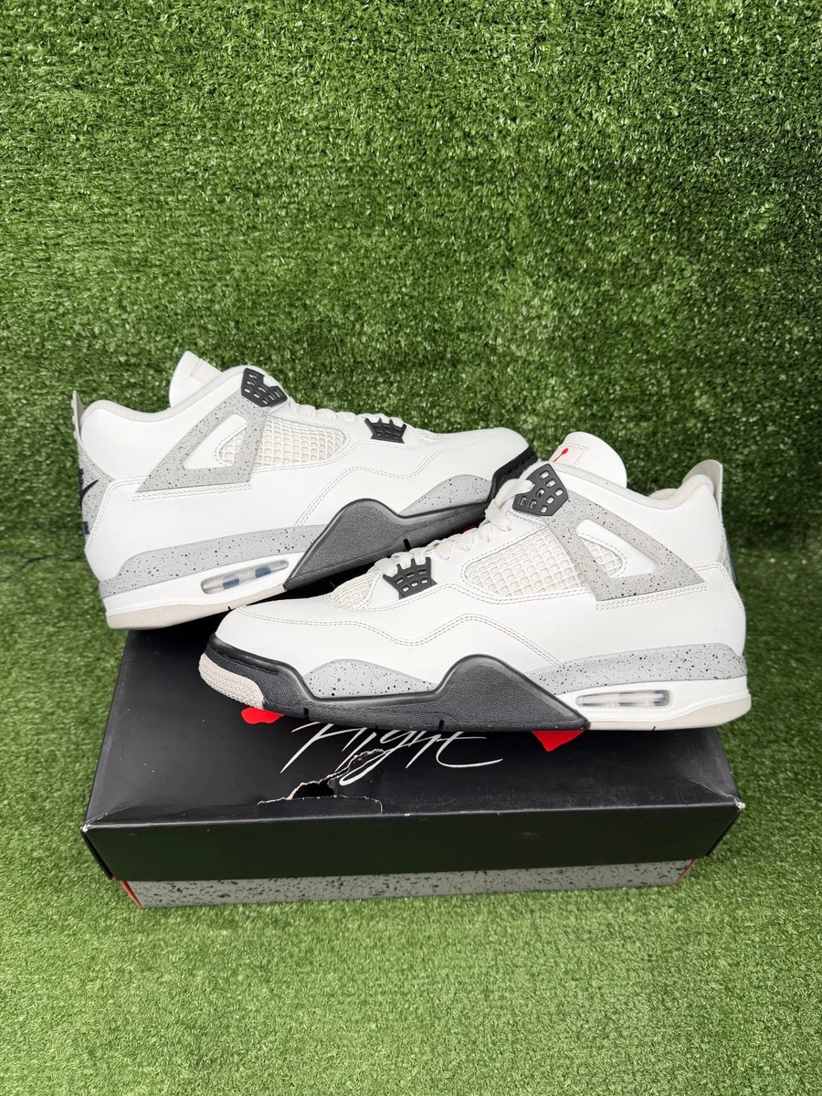 靴 28 Nike Air Jordan 4 Retro White/Cement Jordan 4 Retro White Cement (2025) Men's - FV5029-100 - US