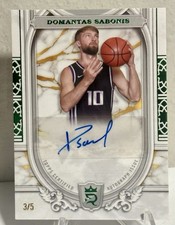 2023-24 Topps Royalty Domantas Sabonis Superior Signatures Emerald Auto /5