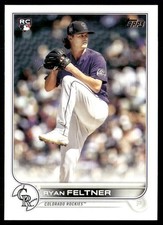 Ryan Feltner Rookie 2022 Topps Colorado Rockies #373