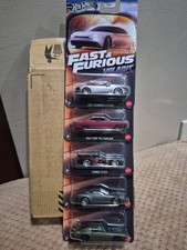 Hot Wheels Fast Furious Villains 5-Car Set 1:64 S2000 DB5 Fairlane Camaro