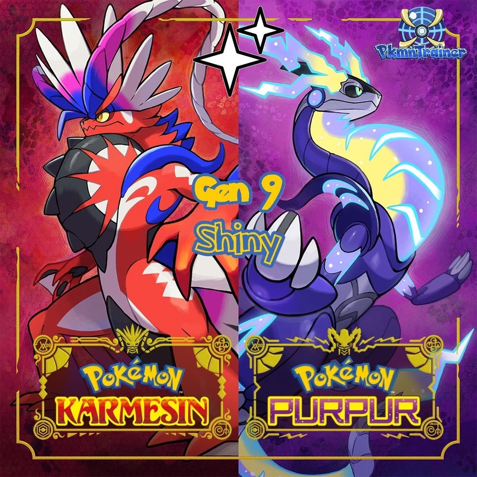 Gen 9 Shiny | Pokémon Karmesin & Purpur / Lv.100 / Max. IV