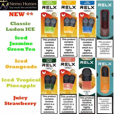 RELX Pro & Relx Pods Pro & Cotton Vape Pods | NEW Flavours inc | Relx Pro  Pod