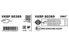 Plaquettes de frein VKBP 80389 SKF pour MERCEDES-BENZ GLE Coupe GLS CLASSE M GLE