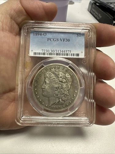 1894 O Morgan Silver Dollar - PCGS VF30 - Scarce Date