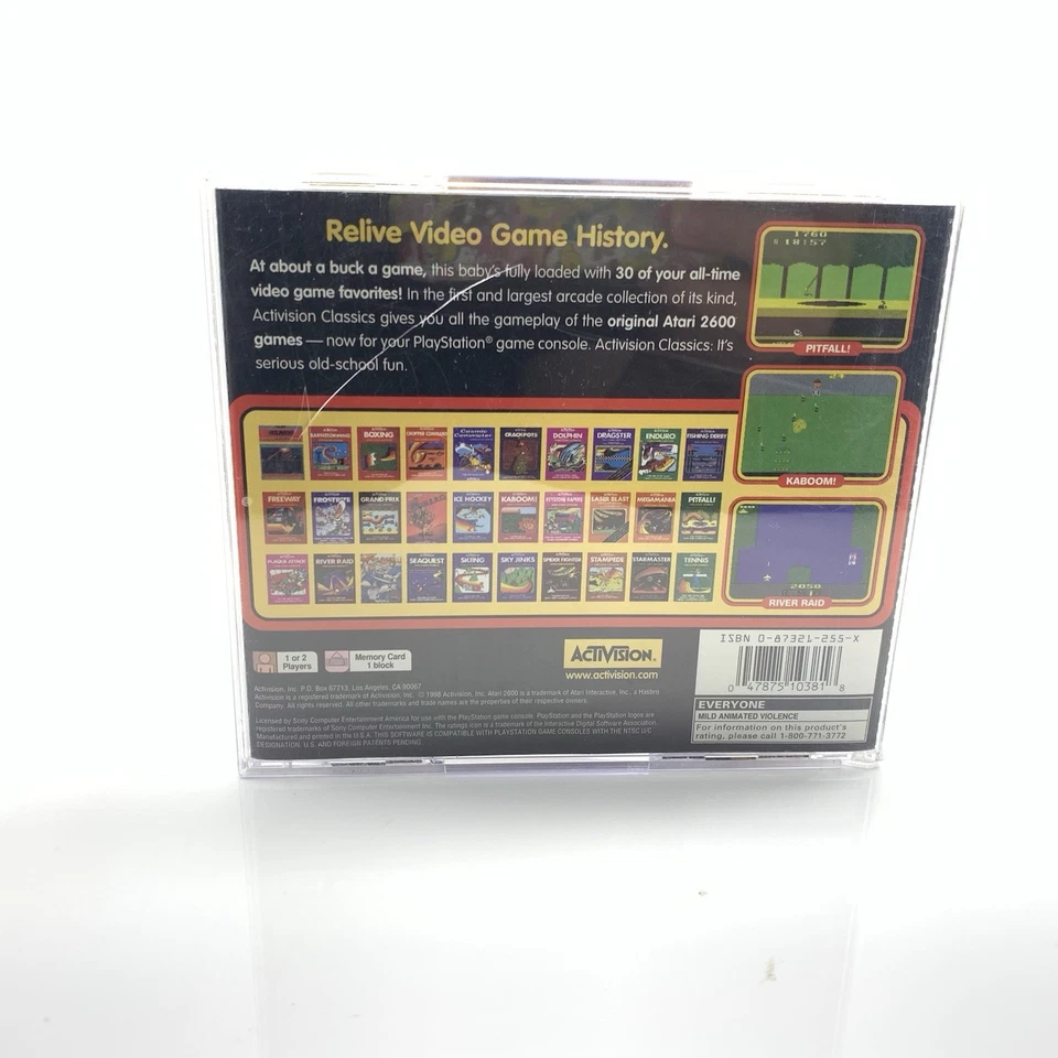 Una colección de juegos clásicos de Activision para Atari 2600 - Sony PlayStation 1 PS1 Foto 3 de 4