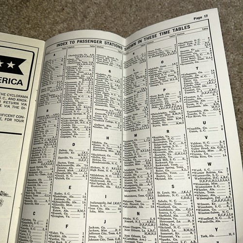 Vintage 1. Mai 1966 SOUTHERN RAILWAY SYSTEM PERSONENFAHRPLAN / Zeittafeln - Bild 11 von 12