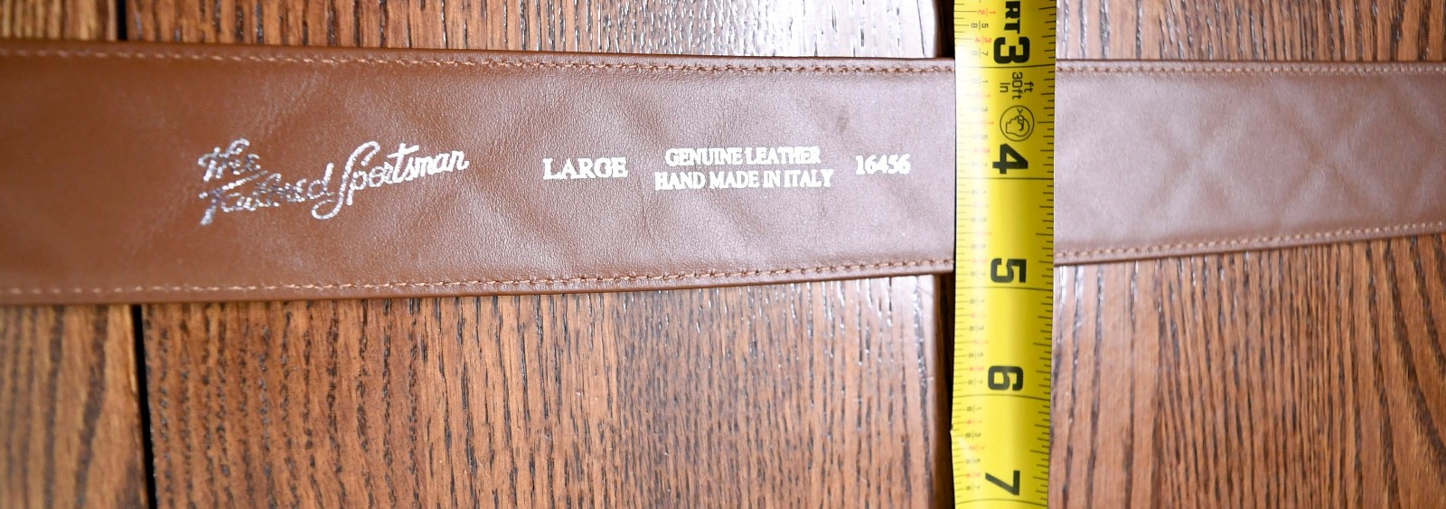 Tailored Sportsman NEW Trophy Hunter belt for breeches brown quilited Large