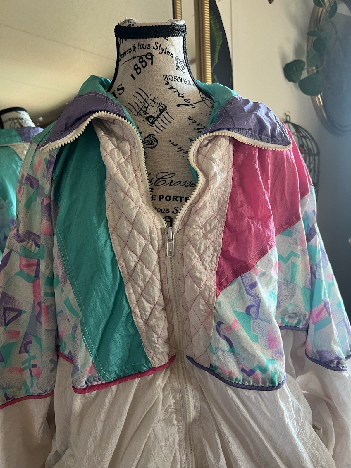 Active Elements Women's retro Multicolor Jacket W… - image 4