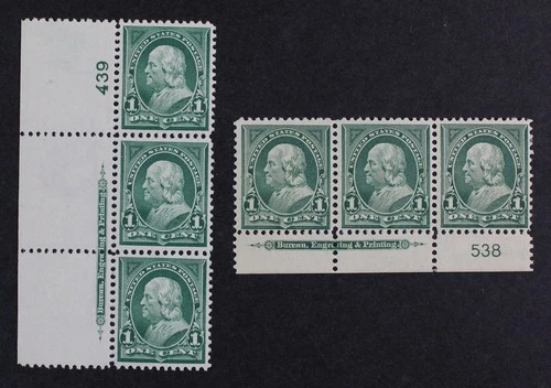 CKStamps: US Stamps Collection Scott#279 1c Franklin Mint H OG