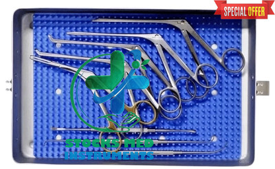 ENT Surgical Instrument Set 10 Piece FESS Sinus Endoscopy Instruments
