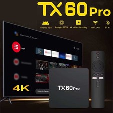 TX60 Pro Smart TVBox Android 16GB Ram 256GB 4K Video Decoding High-End Streaming